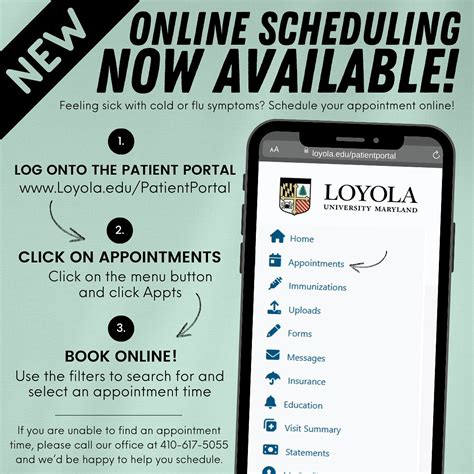 loyola scheduling phone number